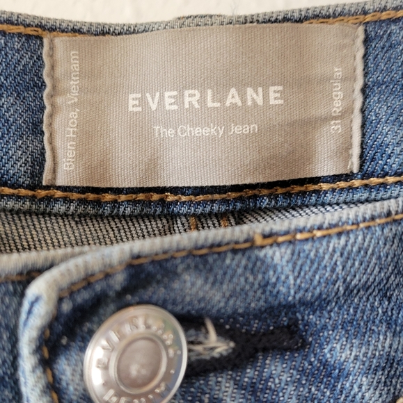 Everlane The Cheeky Jean Raw Hem Size 31 Regular - Picture 4 of 6